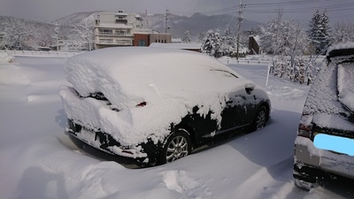 シーズン初の大雪