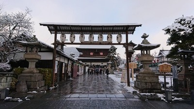 善光寺で初詣