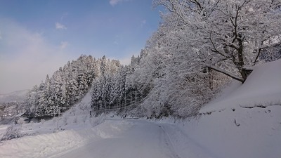 シーズン初の大雪