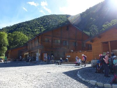 上高地を行く