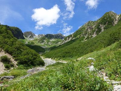 槍ヶ岳へ