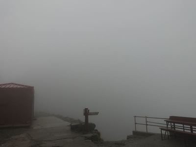 槍ヶ岳にて