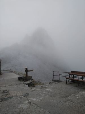 槍ヶ岳にて