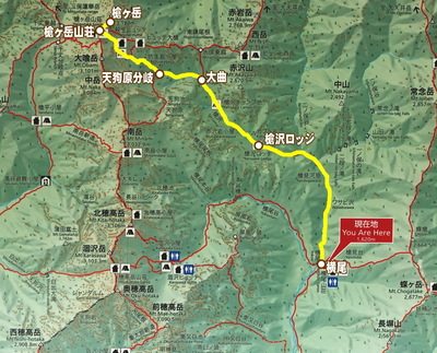 槍ヶ岳登山