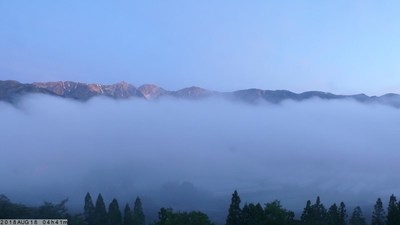 寒い朝