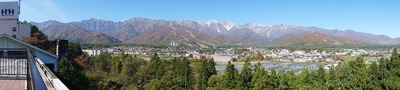 快晴の白馬大橋
