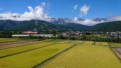 北アルプスのある景色
