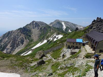 白馬岳へ