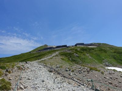 白馬岳へ