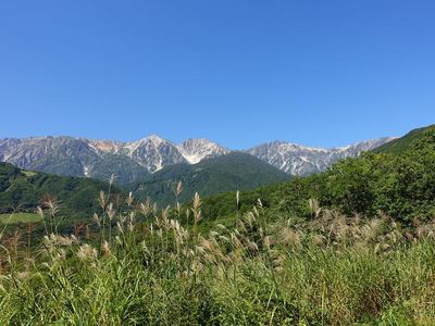 白馬村の秋の気配