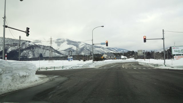 白馬村の道路 雪の様子 白馬ハイランドホテル スタッフブログ