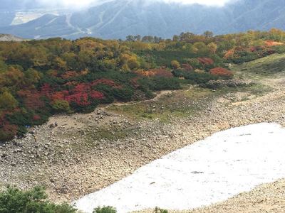 八方池から丸山ケルン