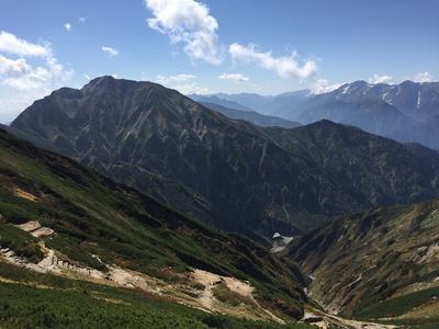 秋のアルプス唐松岳